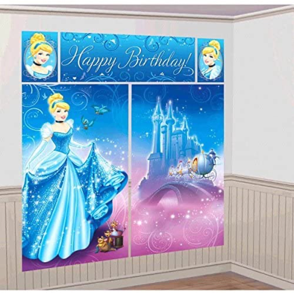 Cinderella Themed Party - Disney Party Ideas - Princess Backdrop