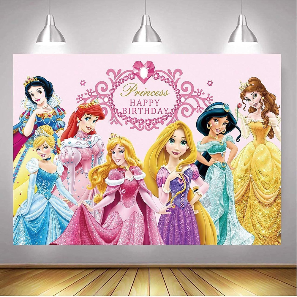Disney Princess Theme Party - Disney Princess Party Supplies - Disney Princess Backdrop