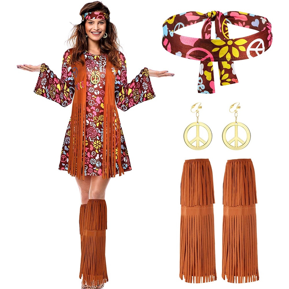 70's Themed Party - Groovy Party Ideas - Hippy Girl Costume