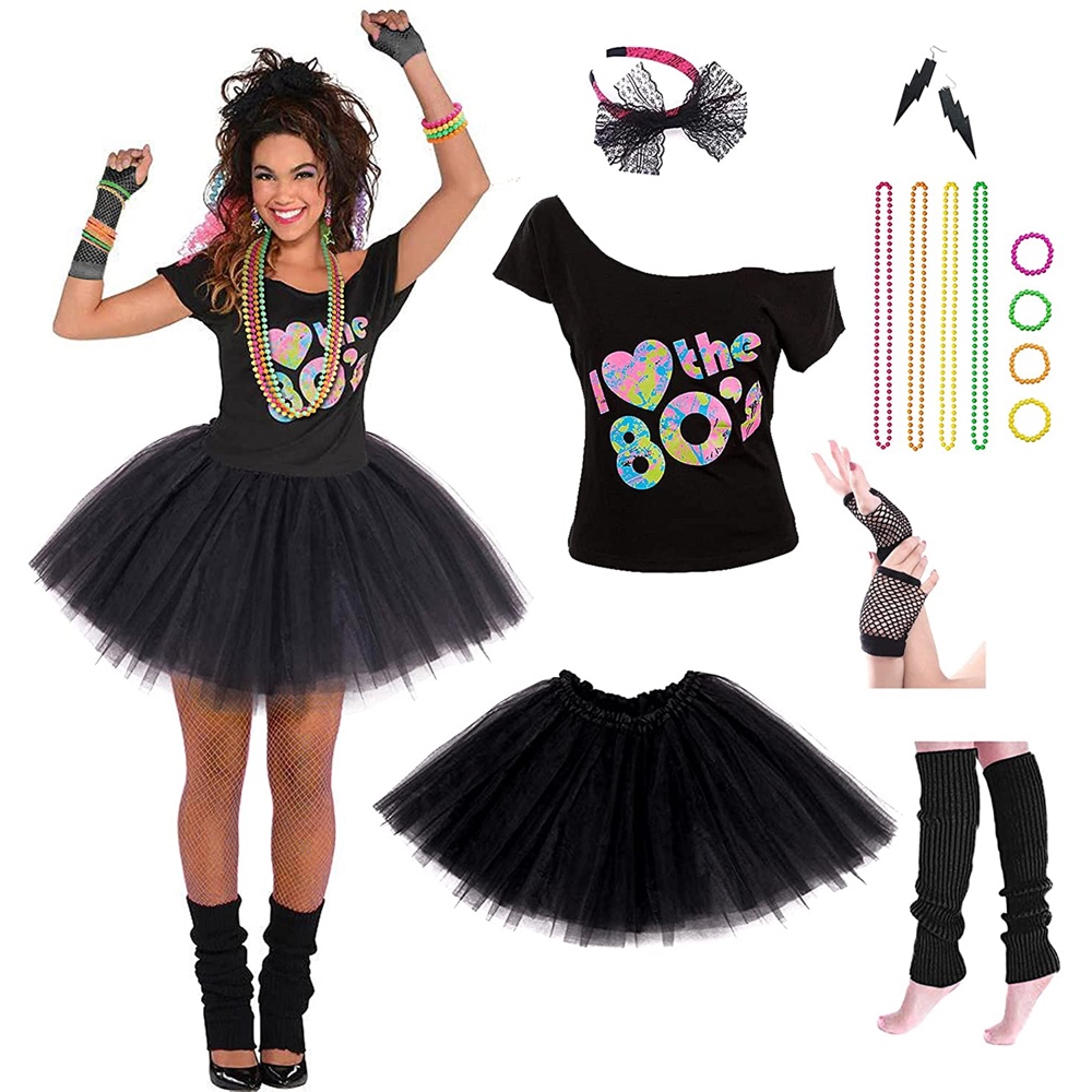 80's Theme Party Ideas for Games - Decorations - Costumes - Madonna Costume
