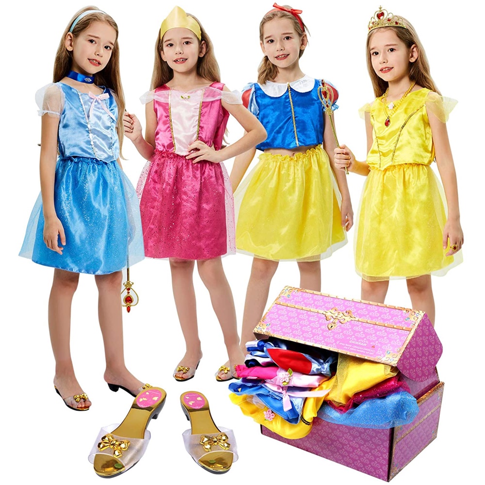 Disney Princess Theme Party - Disney Princess Party Supplies - Princess Costume Set