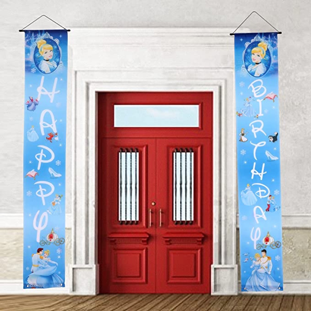 Cinderella Themed Party - Disney Party Ideas - Princess Door Banner
