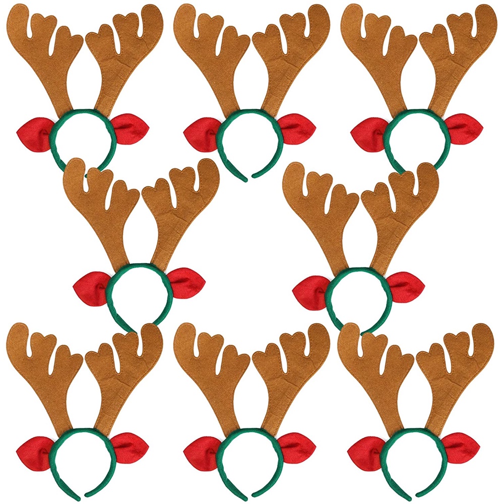 Rudolph Christmas Party Ideas - Xmas Themed Party - Rudolph Headbands Party Favor