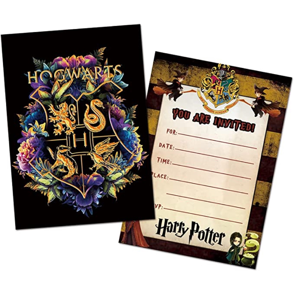 Harry Potter Themed Party - Hogwarts Birthday Party Ideas - Harry Potter Hogwarts Party Invitations