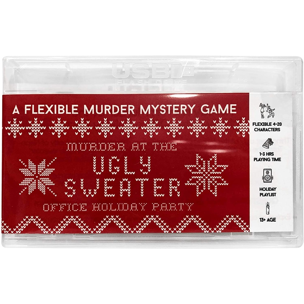Ugly Christmas Sweater Themed Party - Office Xmas Party Ideas - Workplace Party Ideas - Murder Mystery