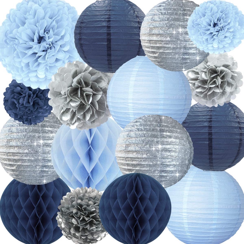 Winter Wonderland Party Ideas - Decorations - New Year - Christmas Party Themes - Paper Lanterns