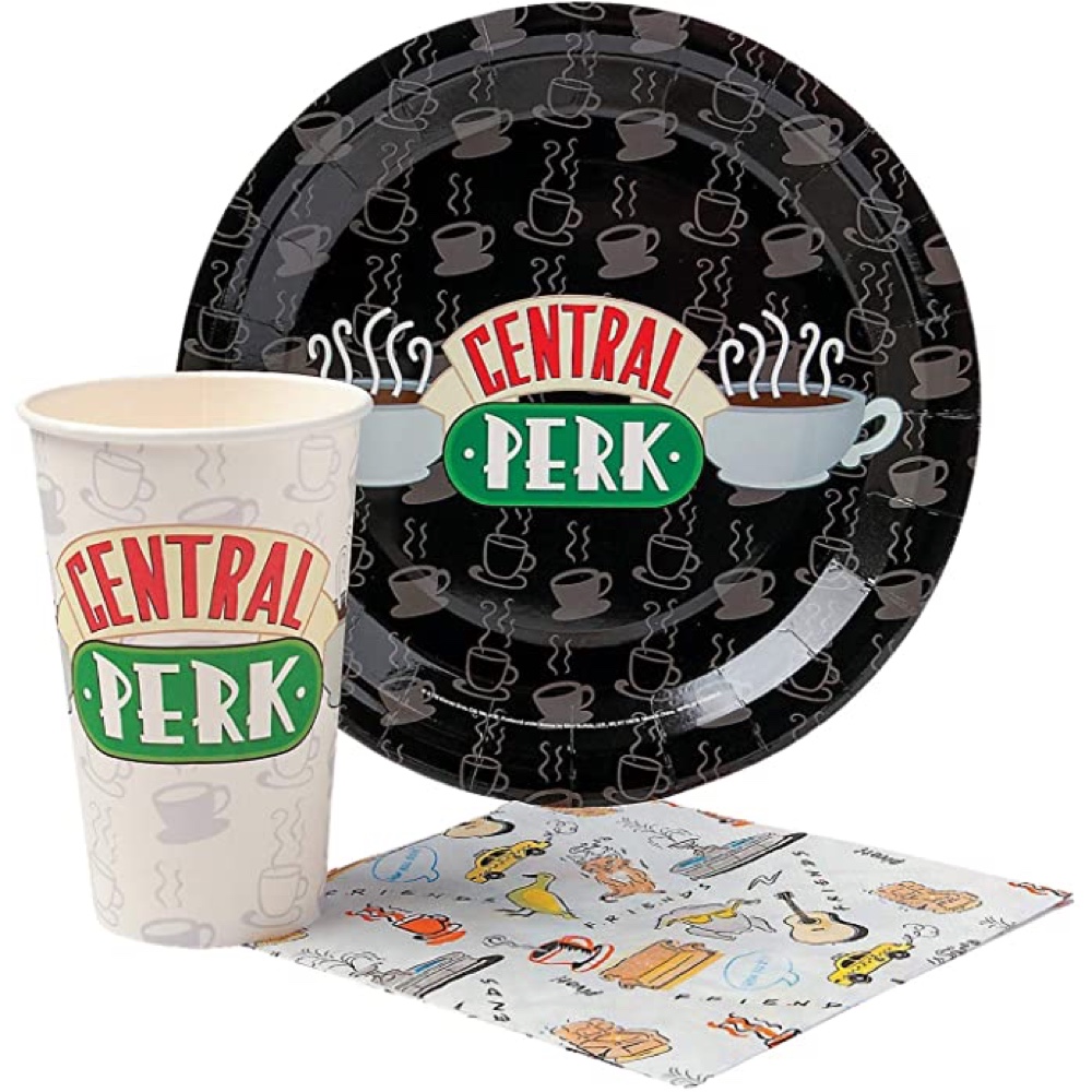 Friends Themed Party - TV Show Party Ideas - Friends Paper Cups and Plates