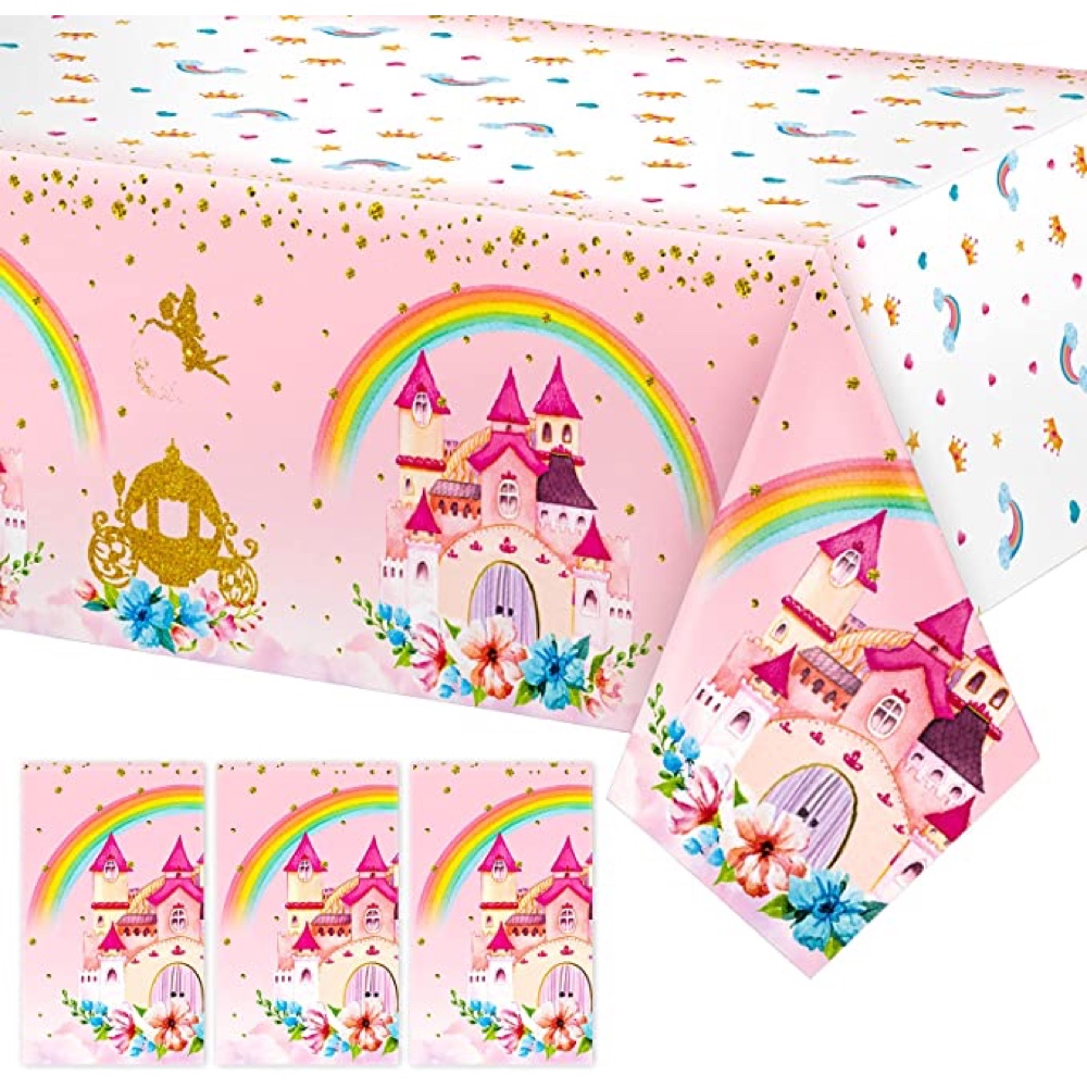 Disney Princess Theme Party - Disney Princess Party Supplies - Disney Princess Tablecloth