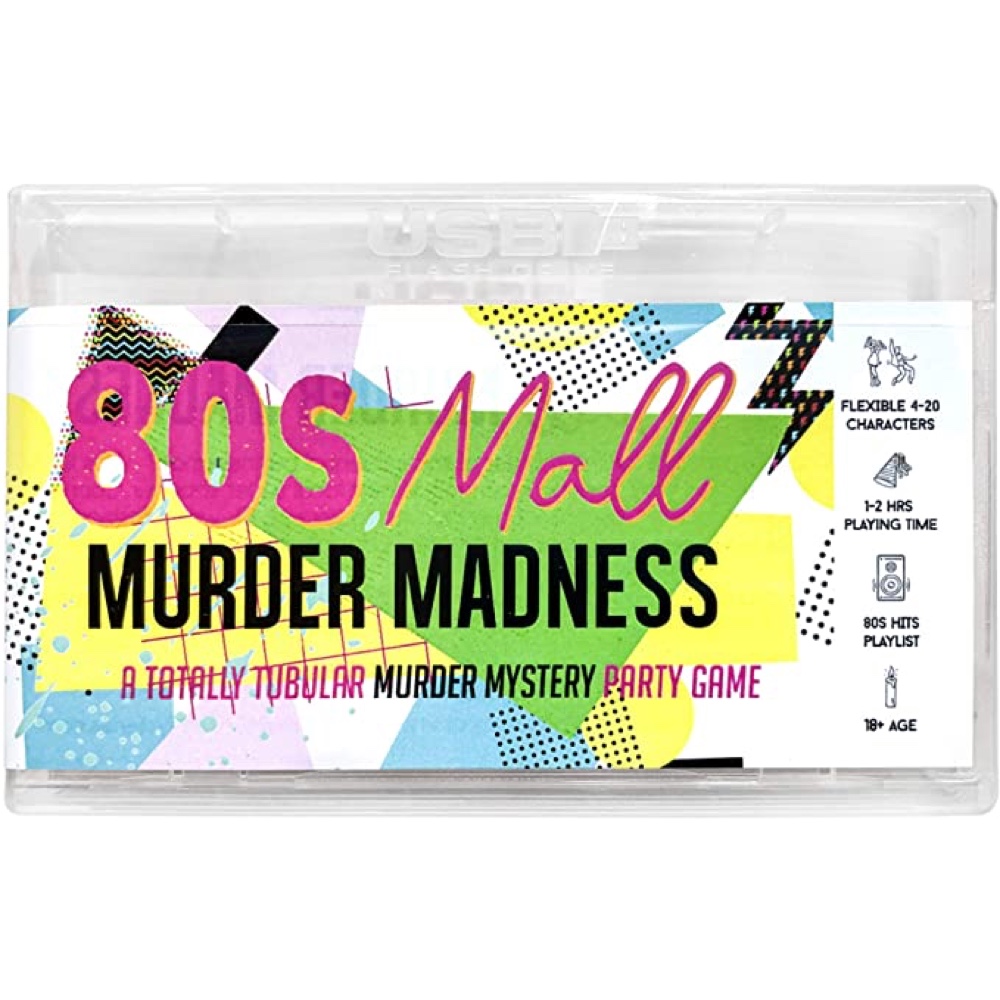Murder Mystery Themed Party - Party Ideas for Decorations and Games and Supplies - 80's Mall Murder Madness Game