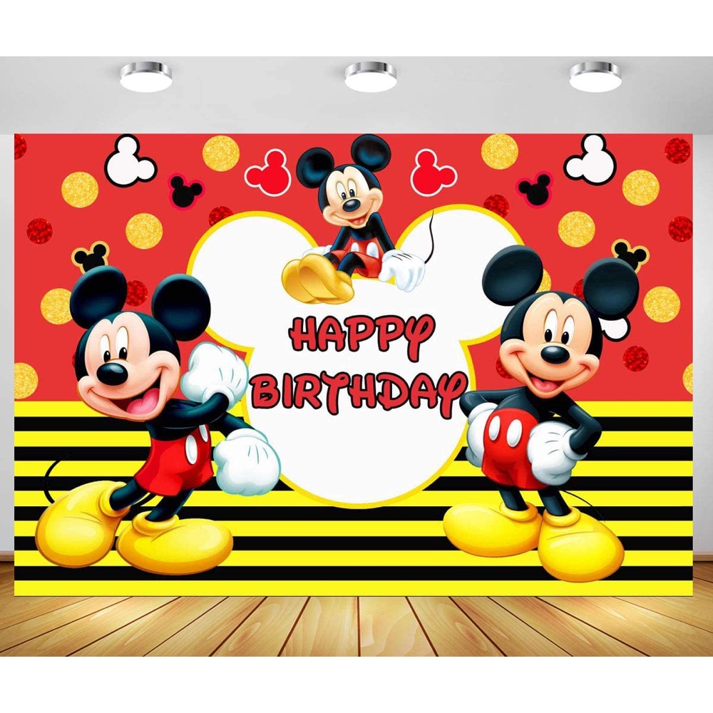 Mickey Mouse Themed Party - Disney Kids Party Ideas - Children Party Themes - Birthday Backdrop
