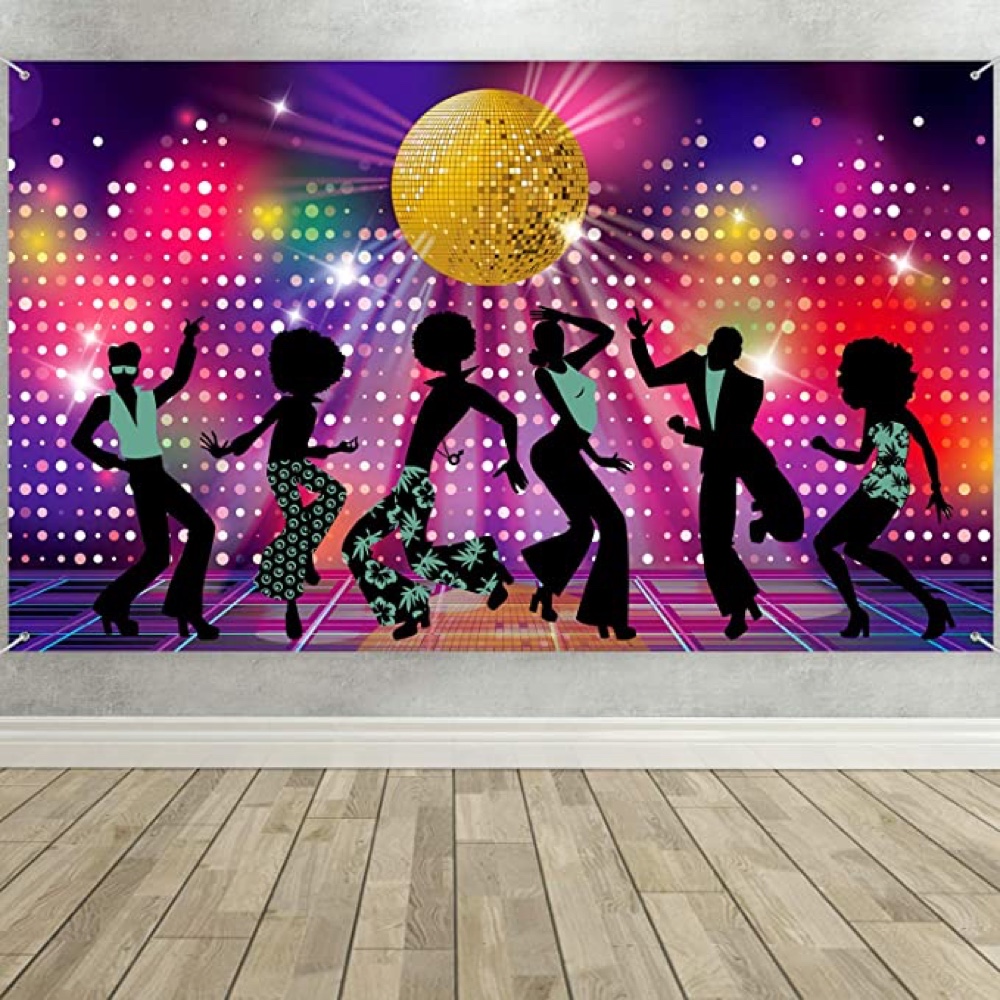 Saturday Night Fever Themed Party - 70's Party Ideas and Supplies - Backdrop