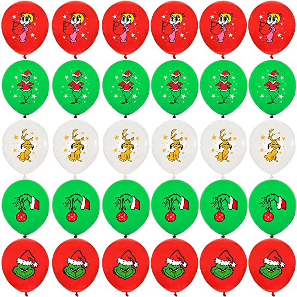 The Grinch Themed Christmas Party Ideas - Party Supplies - Party Decorations - Balloons