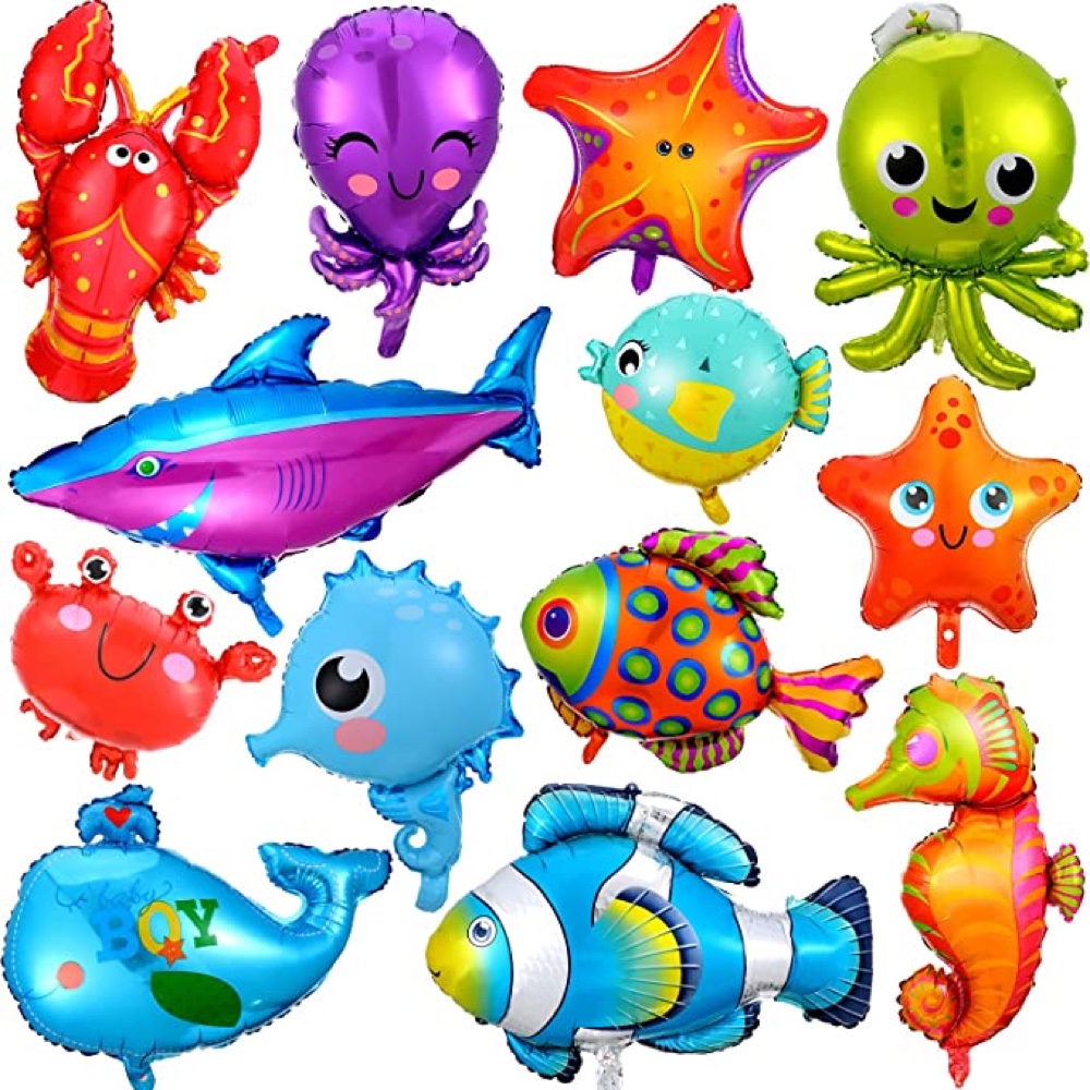 Under the Sea Themed Party - Ideas for Decorations and Party Supplies - Balloons