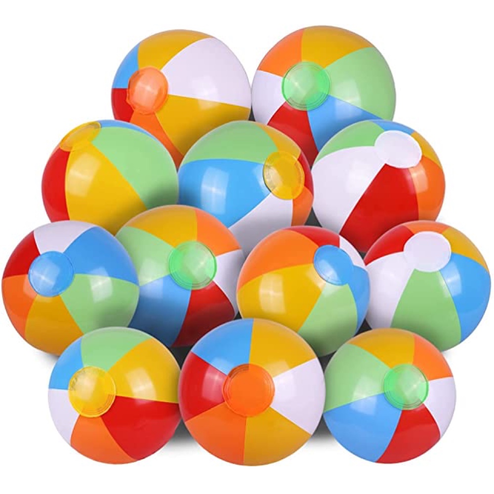 Beach Themed Party - Ideas for Decorations and Party Supplies - Inflatable Beach Balls