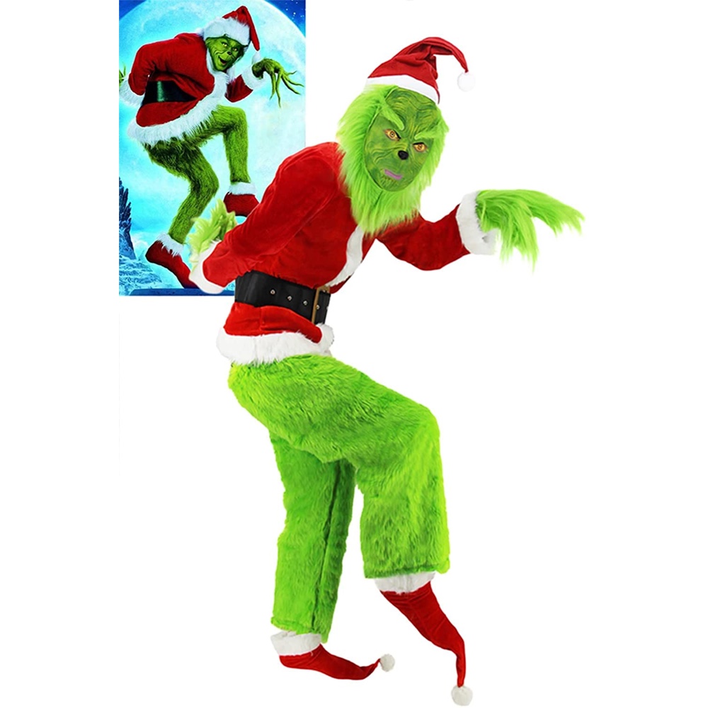 The Grinch Themed Christmas Party Ideas - Party Supplies - Party Decorations - The Grinch Fancy Dress Costume