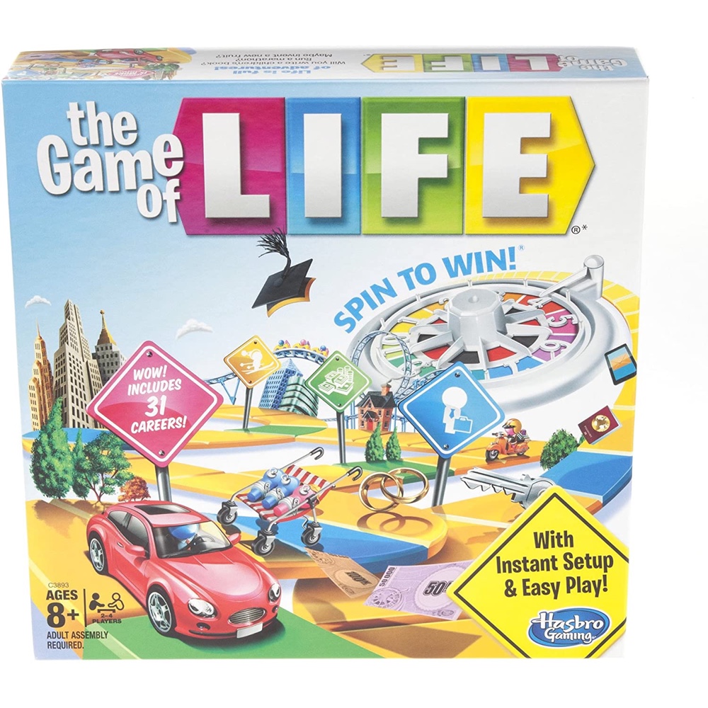 Game Night Themed Party - Family Party Ideas - Family Board Games - Game of Life