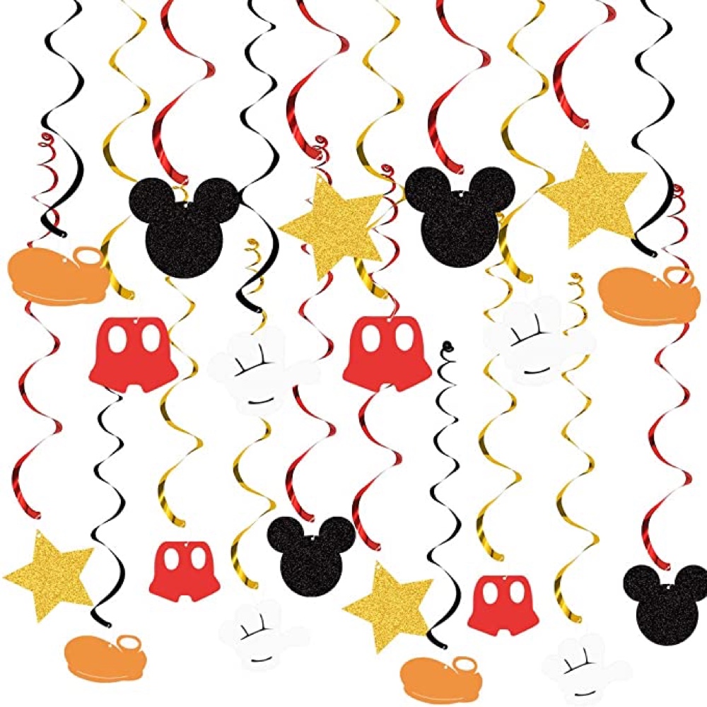 Mickey Mouse Themed Party - Disney Kids Party Ideas - Children Party Themes - Hanging Decorations