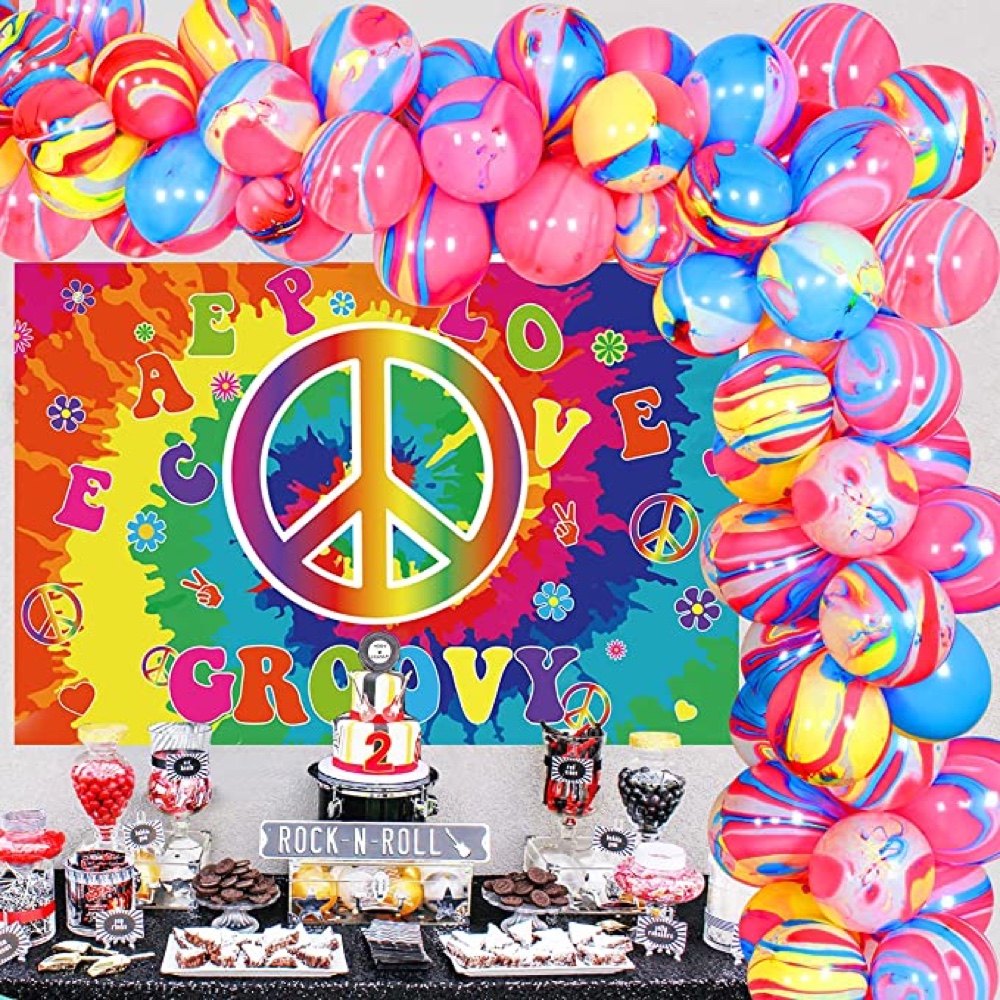 Hippy Themed Party - 60's Birthday Party - Ideas for Decorations and Supplies