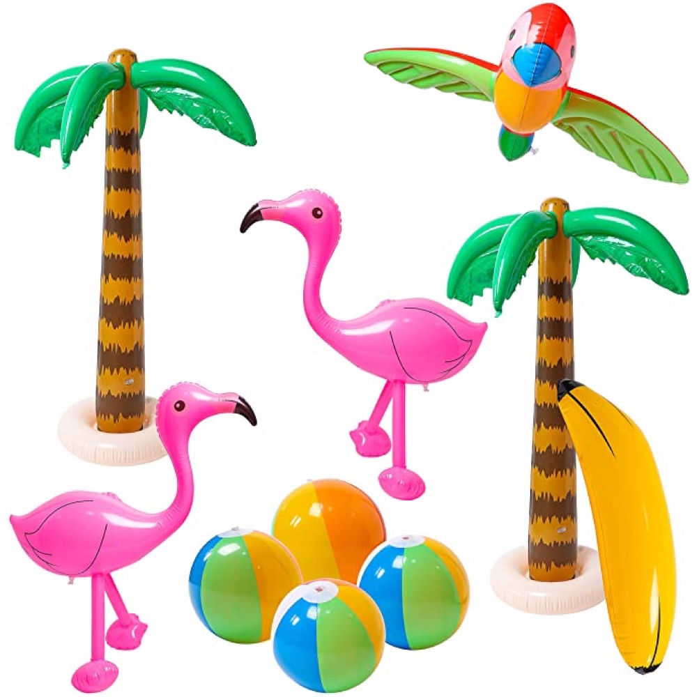 Beach Themed Party - Ideas for Decorations and Party Supplies - Inflatable Beach Toys