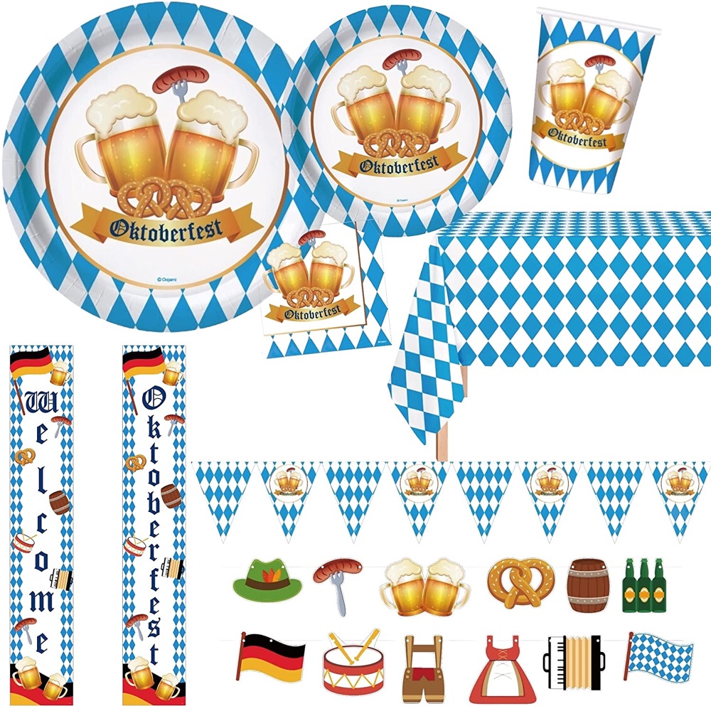 Oktoberfest Themed Party - Party Ideas and Themes - Oktoberfest Party Kit - Party Set