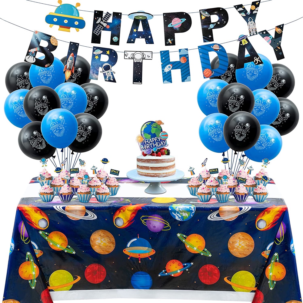 Space Themed Party - Party Supplies and Decoration Ideas - Readymade Party Set - Party Kit