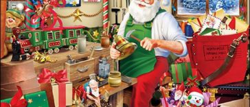 Santa's Workshop Christmas Party - Xmas Party Ideas - Work - Office - Home