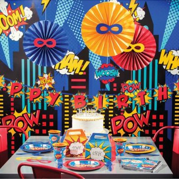 Superhero Themed Party - Ideas for Kids Parties