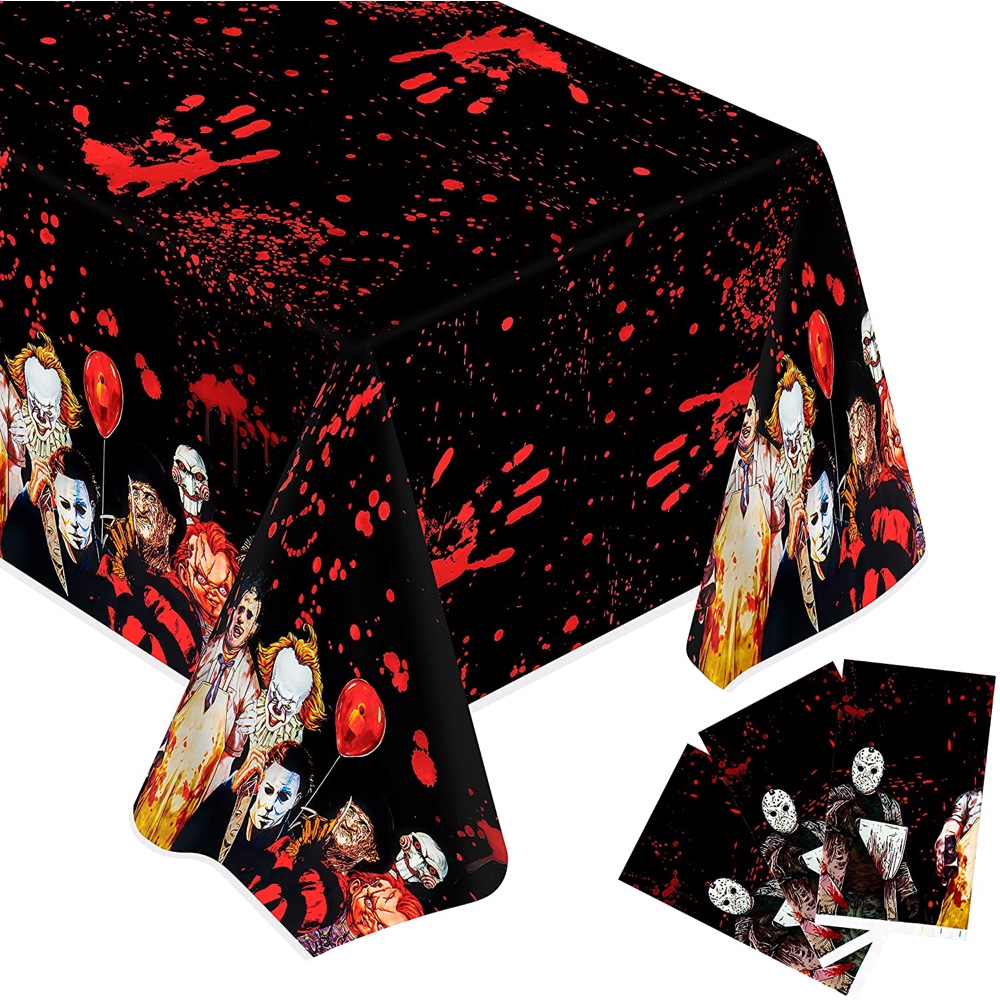 Horror Themed Party - Scary Horror Party Ideas for Decorations and Supplies - Tablecloth