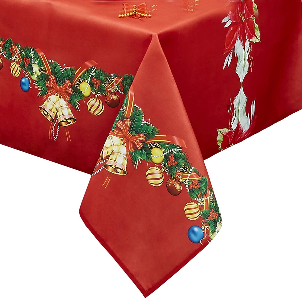 Santa's Workshop Christmas Party - Xmas Party Ideas - Work - Office - Home - Tablecloth
