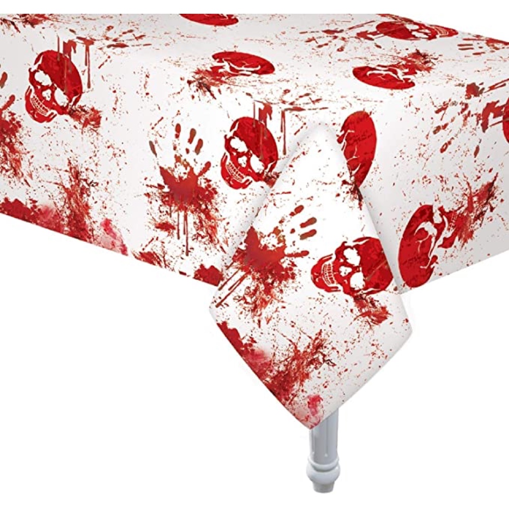 The Walking Dead Themed Party - Halloween Party Ideas - Zombie Party Ideas - Scary Birthday Party Themes - Tablecloth