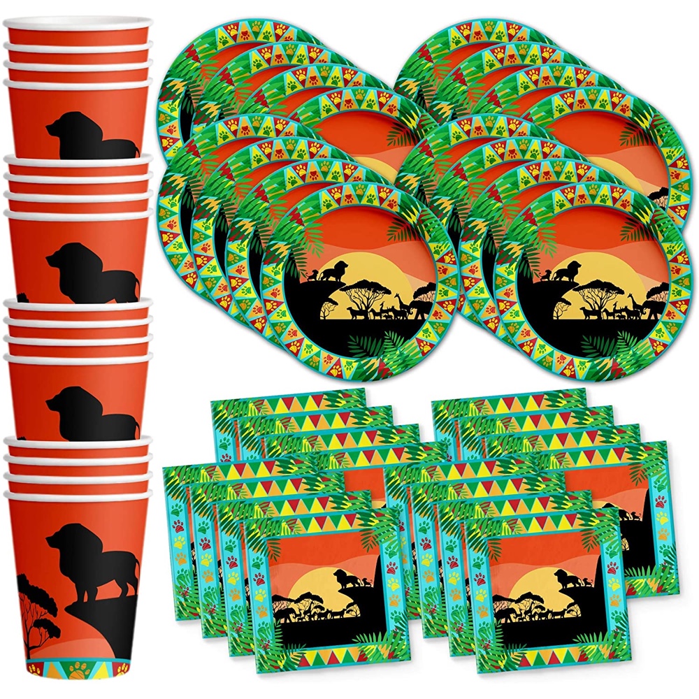 The Lion King Themed Party - Birthday Party Ideas - Disney Party Supplies - Tableware