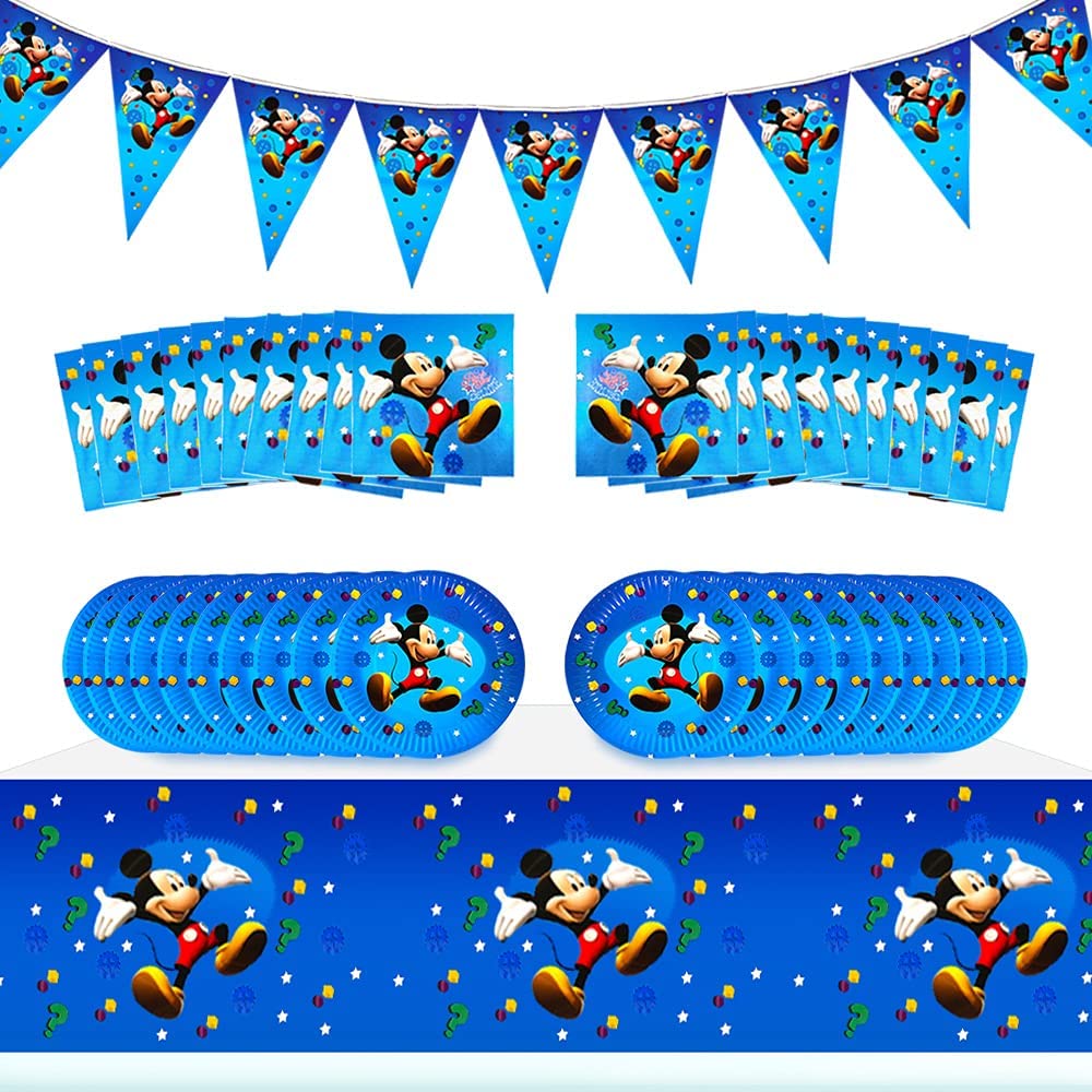 Mickey Mouse Themed Party - Disney Kids Party Ideas - Children Party Themes - Tableware