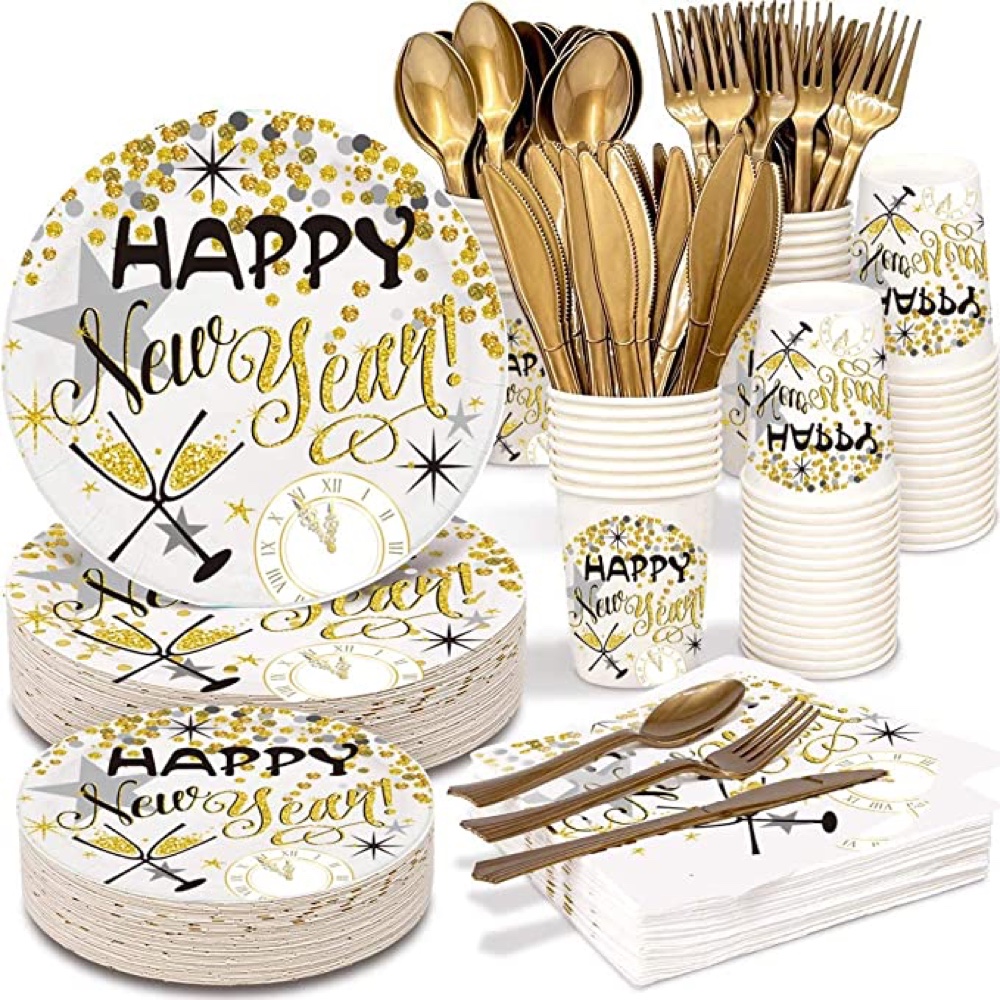 New Years Eve Party - Happy New Year Celebrations - Party Supplies - Decorations - Tableware