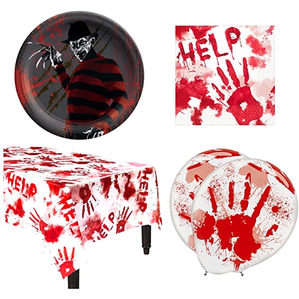The Walking Dead Themed Party - Halloween Party Ideas - Zombie Party Ideas - Scary Birthday Party Themes - Tableware