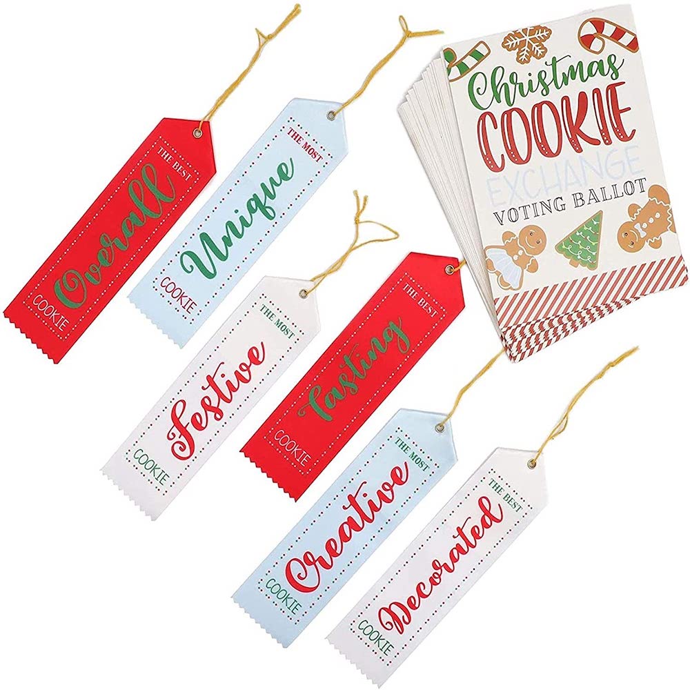 Cookie Exchange Christmas Party - Xmas Party Ideas and Themes for Office and Home - Voting Kit
