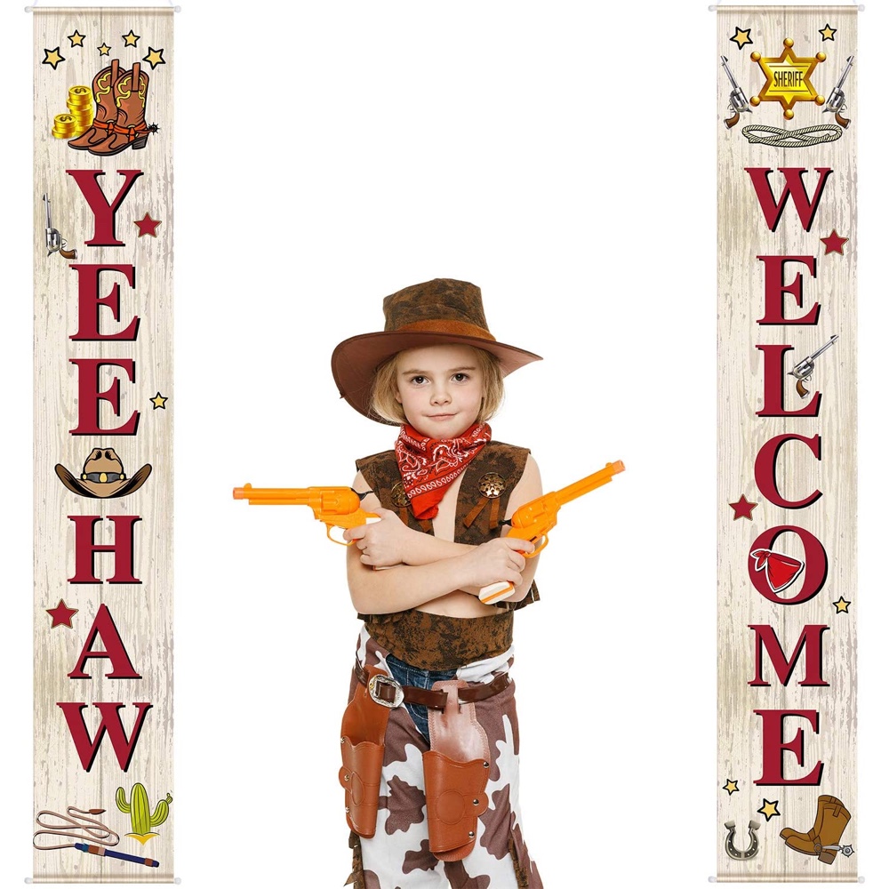 Cowboy Themed Party - Ideas for Decorations and Supplies - Wall Decorations