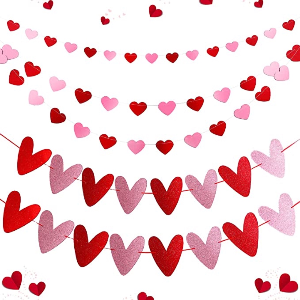 Valentine's Day Themed Party - Romantic Party Ideas and Party Supplies - Wall Decorations - Banners