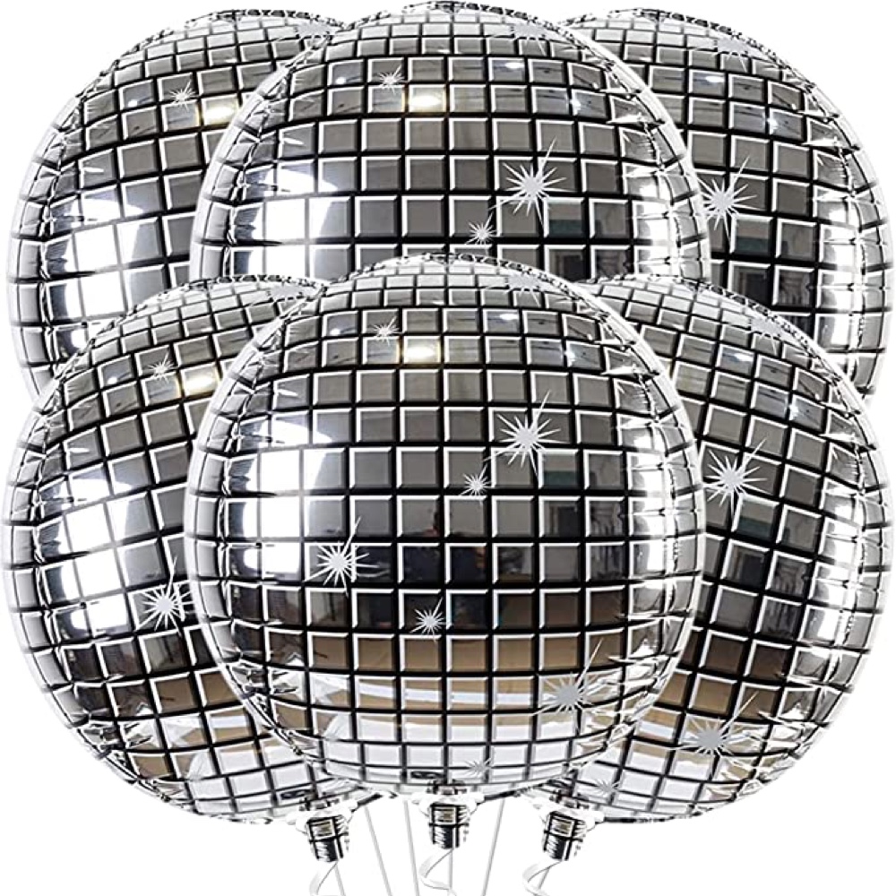 Groovy Christmas Themed Party Ideas - Party Supplies - Decorations - Disco Christmas - Disco Ball Balloons