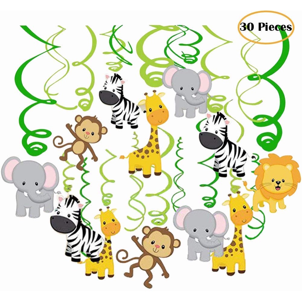 Animal Kingdom Themed Party - Party Ideas - Supplies and Decorations for Birthday Party - Hanging Decorations