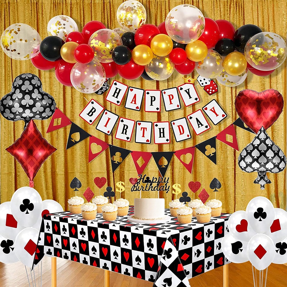 Las Vegas Themed Party - Gambling Party - Casino Party Ideas - Birthday Party Ideas - Party Set