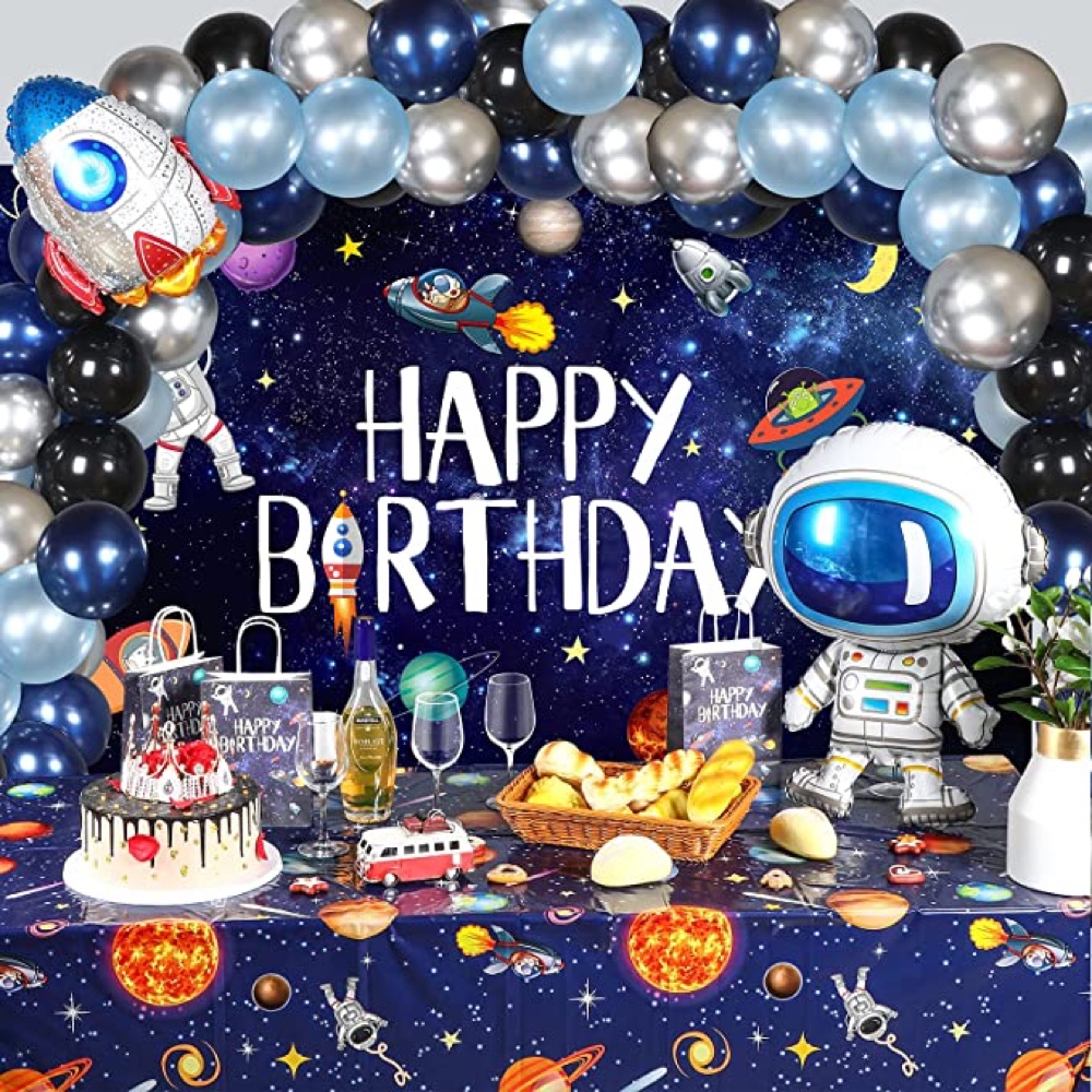 Sci-Fi Themed Party Ideas - Outer Space Party Supplies and Decorations - Party Set - Party Kit