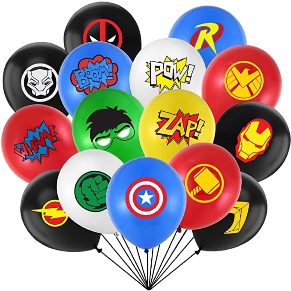 Heroes vs Villains Themed Party - Decorations - Party Supplies - Games - Balloons