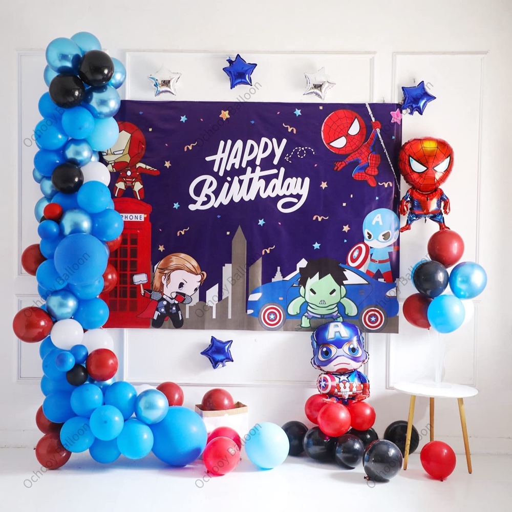 Heroes vs Villains Themed Party - Decorations - Party Supplies - Games - Party Set - Party Kit