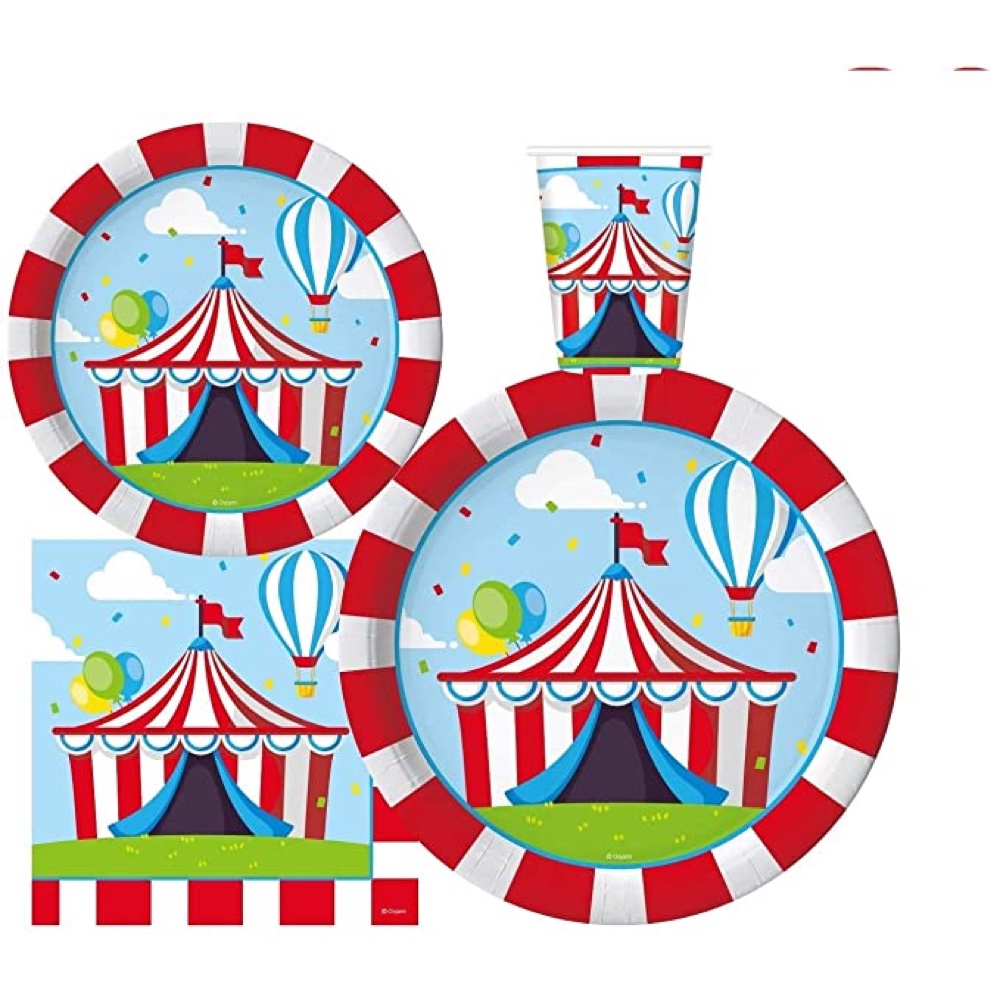 Circus Themed Party - Birthday Party Ideas - Party Supplies - Decorations - Food - Games - Tableware