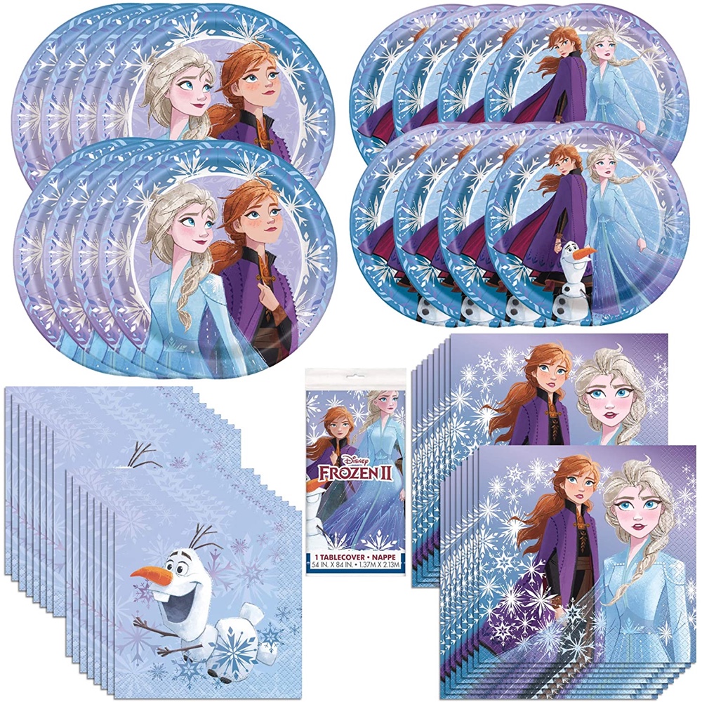 Frozen Themed Party - Birthday Party Ideas - Decorations - Supplies - Games - Food - Tableware