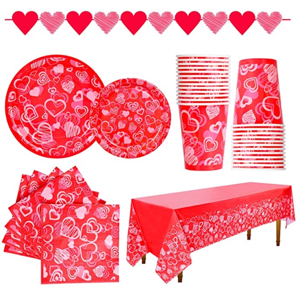 Valentine's Day Themed Cocktails Party - Ideas - Decorations - Party Supplies - Food - Tableware