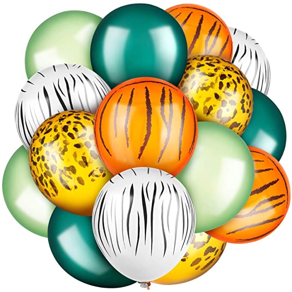 Rainforest Themed Party - Birthday Party Ideas - Decorations - Party Supplies - Food - Games - Rainforest Balloons