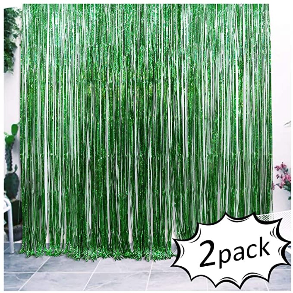 Rainforest Themed Party - Birthday Party Ideas - Decorations - Party Supplies - Food - Games - Foil Fringe Curtain