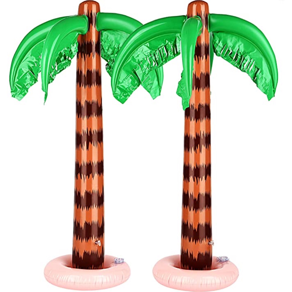Baywatch Themed Party - Beach Party Ideas - Decorations - Supplies - Decorations - Inflatable Palm Trees