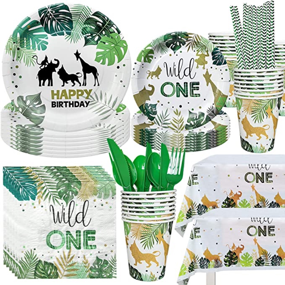 Rainforest Themed Party - Birthday Party Ideas - Decorations - Party Supplies - Food - Games - Tableware